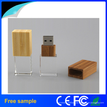 2016 Hotsale Kristall Holz USB Pendrive